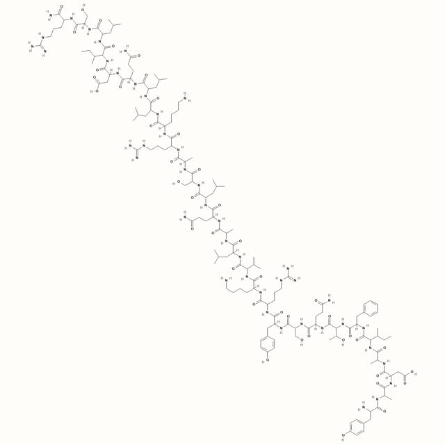 CJC-1295 (no DAC, Mod GRF 1-29) molecular structure, a GHRH analog peptide