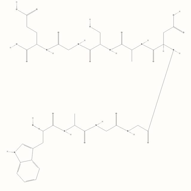 DSIP molecular structure, the delta sleep-inducing research peptide