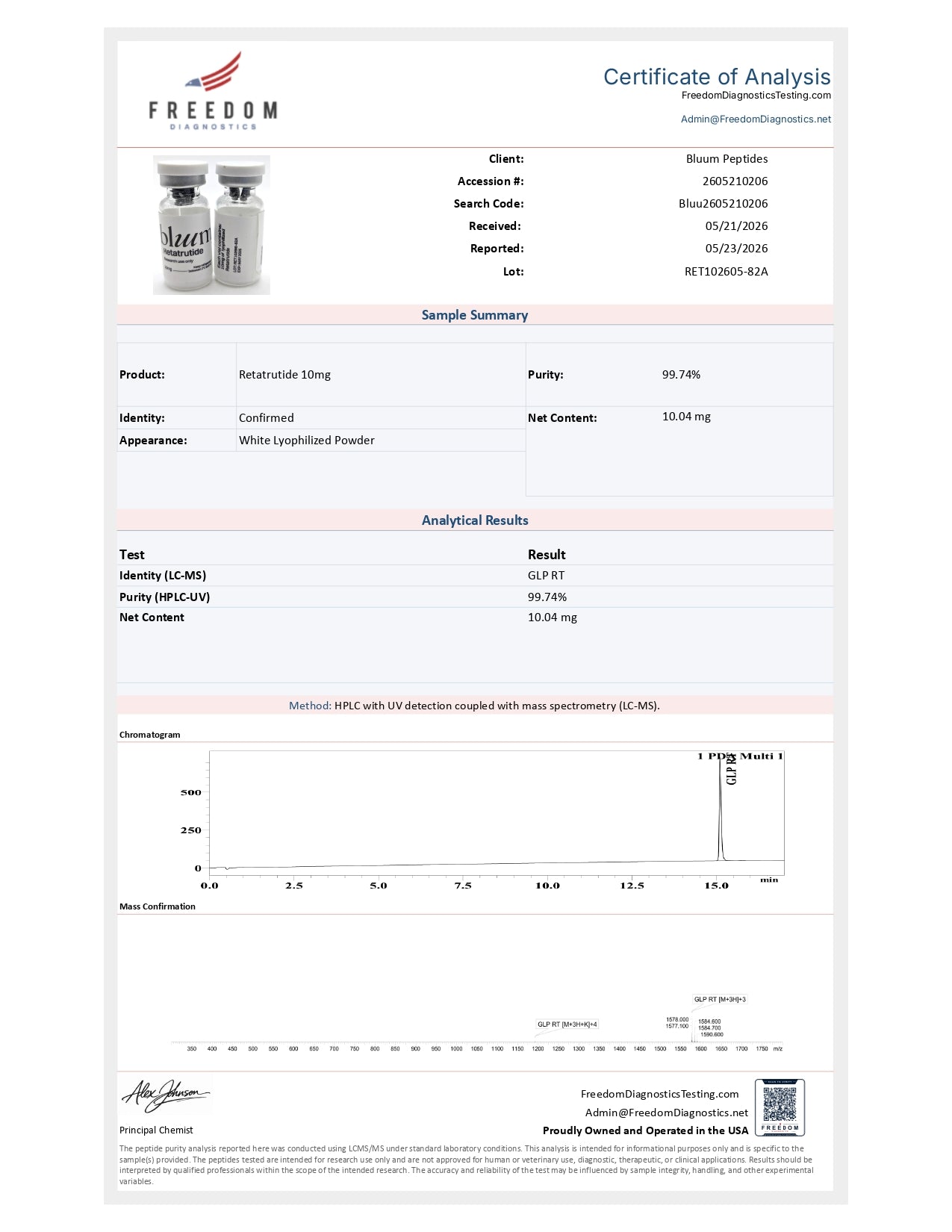 Buy Retatrutide Online | 15mg & 30mg Reta | 99% Purity | Free Shipping