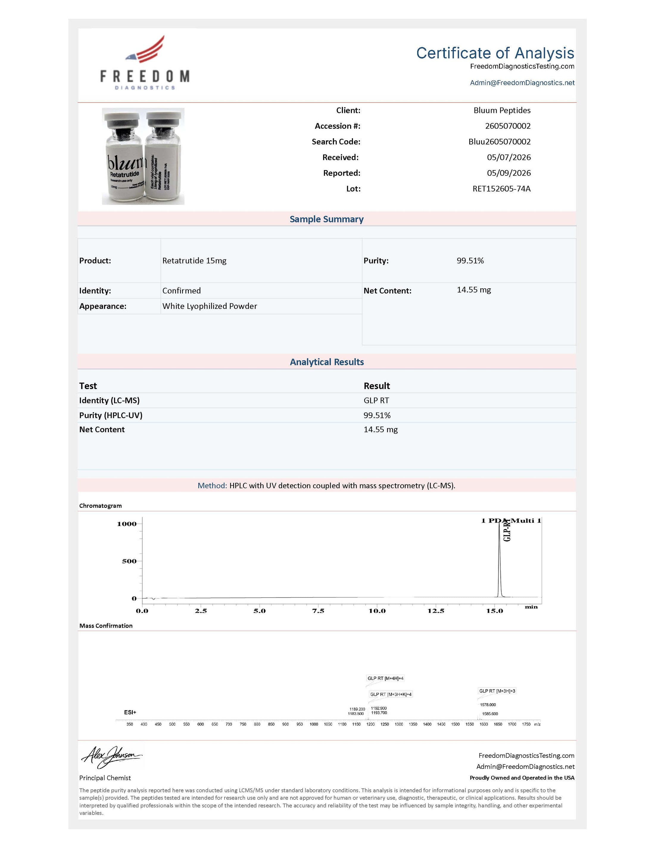 Buy Retatrutide Online | 15mg & 30mg Reta | 99% Purity