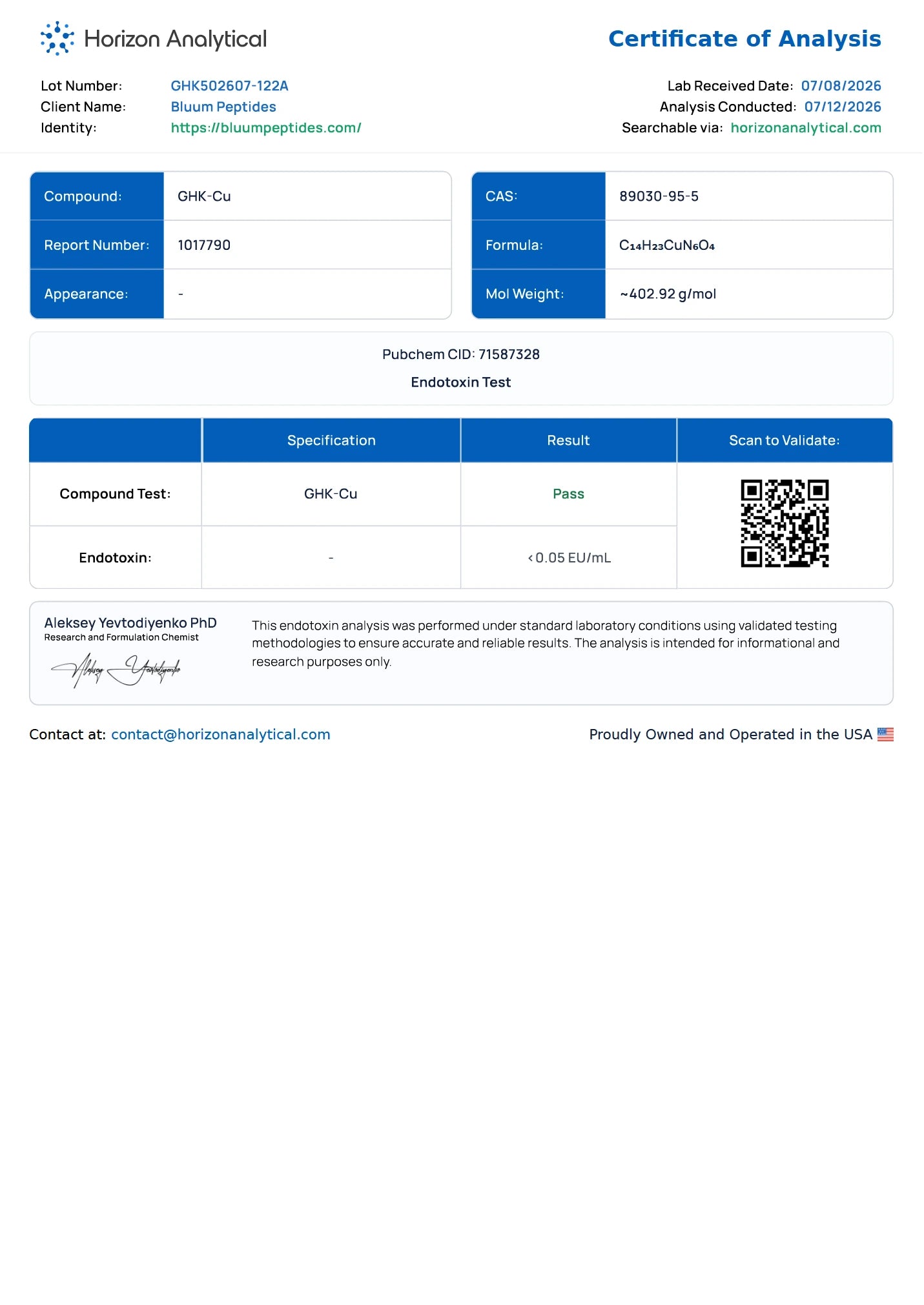 Buy GHK-Cu Copper Peptide